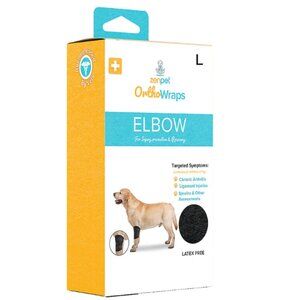 ZenPet Othrowraps Elbow Wrap for Dogs for injury prevention & recovery SZ LARGE